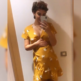 Laura Escanes muestra sus 25 semanas de embarazo en Instagram