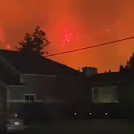 Lytton, el pueblo canadiense de los casi 50º C, en llamas