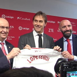 El Sevilla FC presenta a Lopetegui como nuevo entrenador