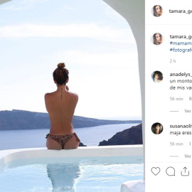 Tamara Gorro publica su posado más sensual en Grecia