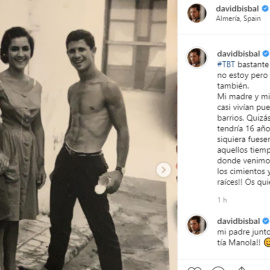Bisbal comparte con sus seguidores un recuerdo familiar