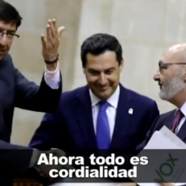 VOX, a la derecha de PP y Ciudadanos