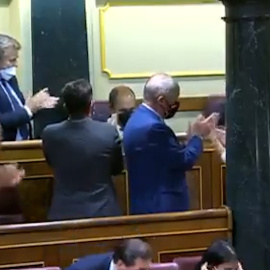 Los gritos de "¡Viva España!" de Vox contra la Ley de Memoria Democrática en el Congreso