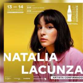 Natalia Lacunza actuará en el Coca Cola Music Experience