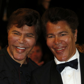 Foto de archivo del 2013. Los gemelos Bogdanoff en el Festival de Cannes.