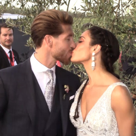 Sergio Ramos y Pilar muestran cómo fue su boda por dentro