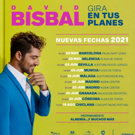 David Bisbal retrasa su gira a 2021