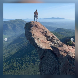 Miguel Ángel Silvestre, de excursión en Benicasim