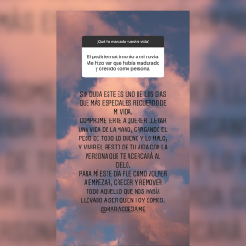 Tomás Páramo cuenta el peso que tuvo para él pedir matrimonio a María