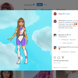 Aitana presenta a su personaje de animación en 'Enemigos'