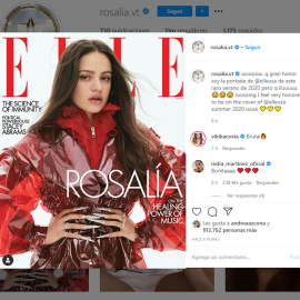 Rosalia, artista del verano para la revista 'Elle' en EEUU