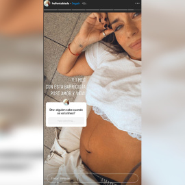 Elena Tablada pregunta a sus seguidores sobre su barriga postparto
