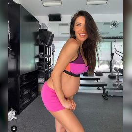 Pilar Rubio luce 'tripita' después de entrenar