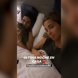 María Pombo y Pablo Castellano inician la mudanza a su nuevo hogar