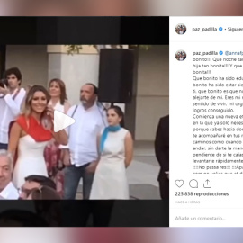 Anna Ferrer, la hija de Paz Padilla, se gradúa