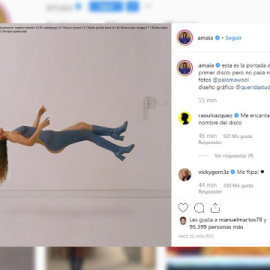 Amaia Romero comparte la portada de su disco 'Pero no pasa nada'