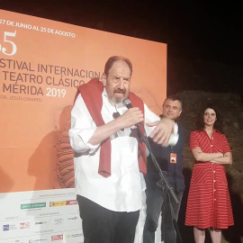 José María Pou tras el estreno de 'Viejo amigo Cicerón'