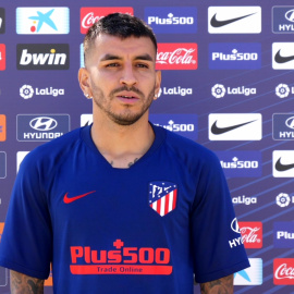 Ángel Correa valora positivamente la vuelta a los entrenamientos 