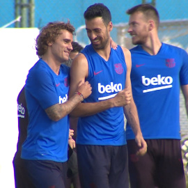 Griezmann, Neto y De Jong se estrenan con el Barça