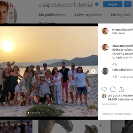 Elsa Pataky celebra su precumpleaños en Ibiza