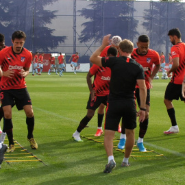 El Atlético continúa con los entrenamientos para la vuelta de LaLiga
