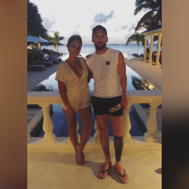 Messi y Antonela disfrutan de las vacaciones con sus hijos