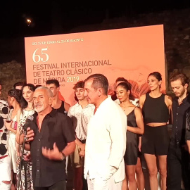 Víctor Ullate celebra el estreno de 'Antigona' en el Festival de Mérida