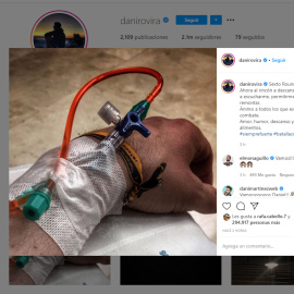 Dani Rovira reflexiona en su sexta sesión de quimioterapia