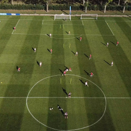 La Selección Femenina utiliza un sistema pionero de drones
