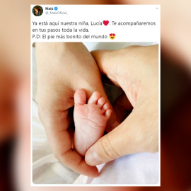 Malú da a luz a su primera hija con Albert Rivera
