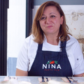 La chef Adriana Restano durante una aparición en 'El Comidista'.