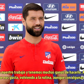 Felipe: "Desde que volvimos estamos entrenando duro"