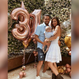 Beatriz Espejel manda ánimos a Koke en su primer partido de La Liga