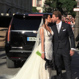 Sergio Ramos y Pilar Rubio celebran su primer aniversario de boda