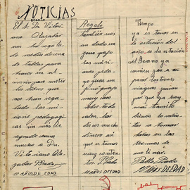 Cuaderno escolar de Luis Montiel, 1931.- ARCHIVO FAMILIAR
