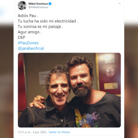 El mundo de la música despide a Pau Donés