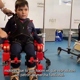 Jorge, Víctor y sus exoesqueletos