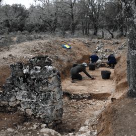 Trabajos en el antiguo campo de concentración de Jadraque.- INCIPIT / CSIC