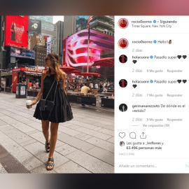 Rocío Osorno disfruta de su luna de miel