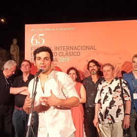 Fran Perea, encantado de volver al Festival de Mérida con 'Prometeo'