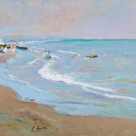 'Playa de Valencia', por Joaquin Sorolla.