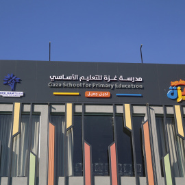 La nueva escuela de Educación Básica 'Gaza'. Molham.-IMAGEN CEDIDA