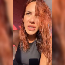 Tamara Gorro y su especial domingo de piscina