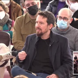 Pablo Iglesias vaticina que el PSOE "suavizará" su postura sobre una hipotética guerra en Ucrania