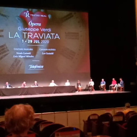 El tenor Michael Fabiano, durante la presentación de La Traviata