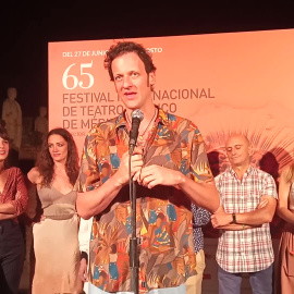 Edu Soto debuta en Mérida: " Es muy bonito ver a 3.000 personas disfrutando de la función