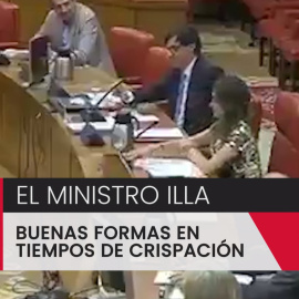 El ministro Illa: buenas formas en tiempos de crispación