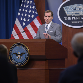 ARCHIVO. El portavoz del Departamento de Defensa de EEUU, John Kirby.