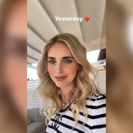Chiara Ferragni viaja al Lazio y visita la Torreta Vecchia