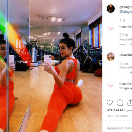 Georgina Rodríguez presume de flexibilidad en Instagram